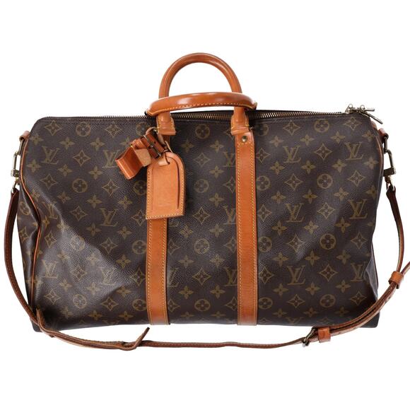 Louis Vuitton Keepall Bandouliere 45 Monogram Boston Bag M41418 Canvas - Picture 1 of 7